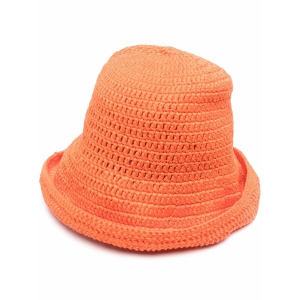 アラヌイ レディース 鳥打ち帽 付属物 Beach break crochet hat Orange