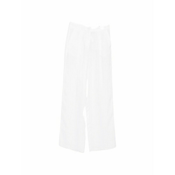 マレーラ レディース 心地好いズボン下 ボトムス Mlssolista linen wide-leg trousers White