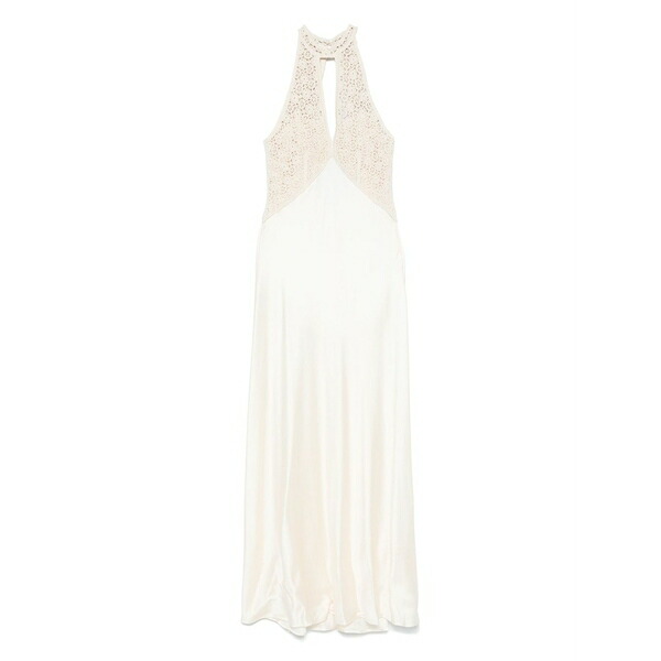 ツイン仕掛ける レディース 衣装 トップス Panelled maxi dress Neutrals