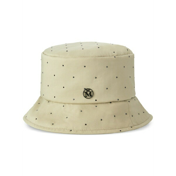 メゾンミッシェル  レディース かぶり笠 添え物 Axel bucket hat Neutrals