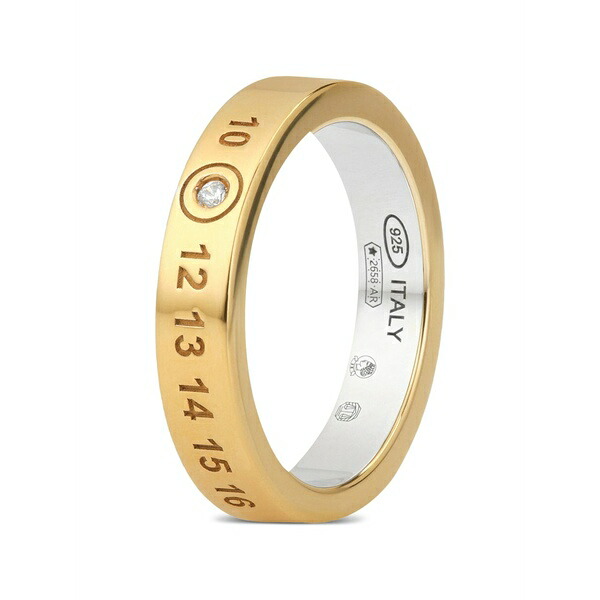 マルタンマルジェラ メンズ 輪っか 添え物 Numerical diamond ring Gold