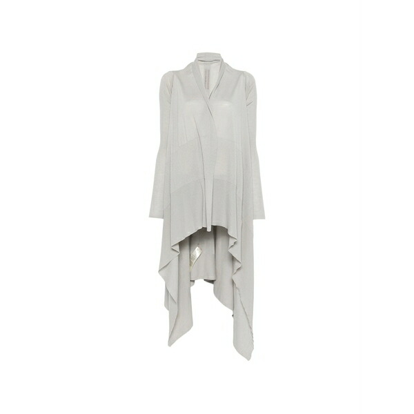 リックオウエンス レディース ジレー アウター Draped cardigan Grey