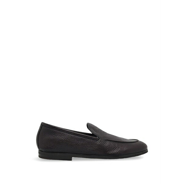 バレット メンズ スリッポン・ローファー シューズ Almond-toe loafers Brown|asty