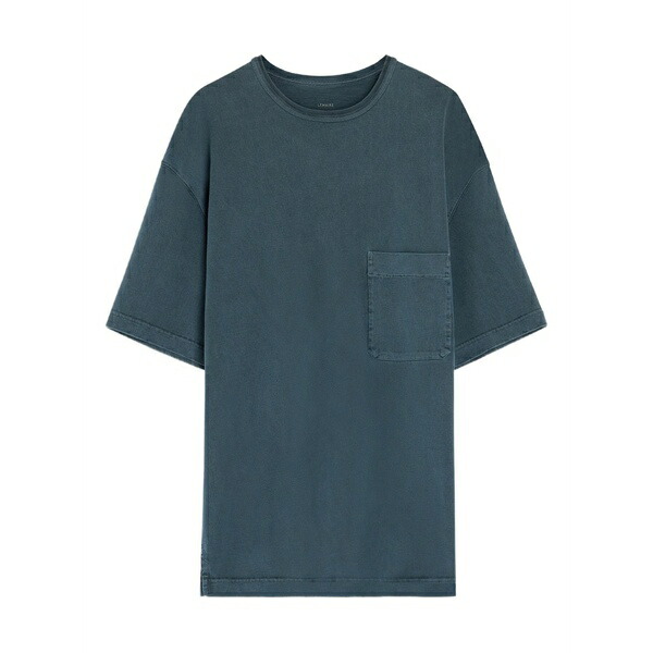 ルメール メンズ プルオーバー トップス Chest-pocket short-sleeve t-shirt Blue