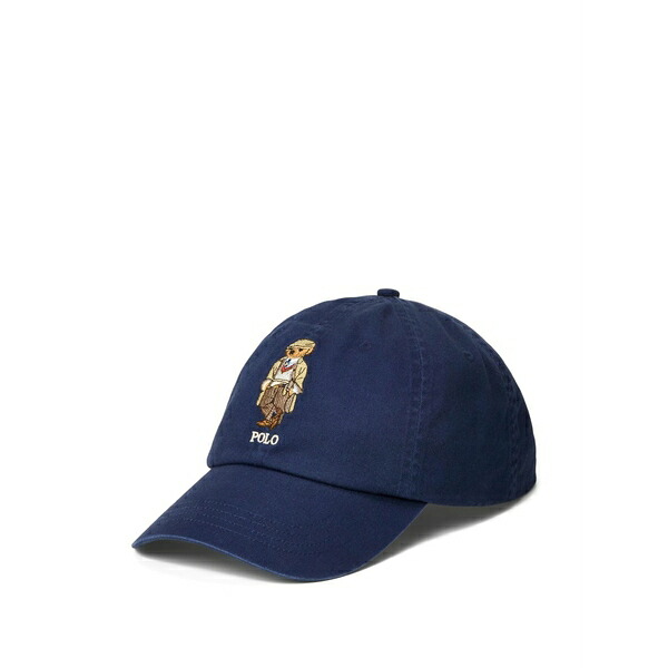 ラルフローレン メンズ かぶり笠 佩び物 Polo pony-embroidered baseball cap Blue