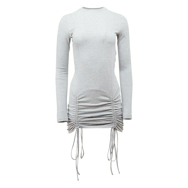 フレーデュマール レディース 衣装 トップス Riley long-sleeve drawstring dress Grey