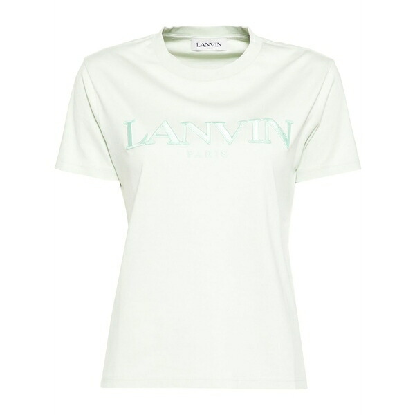 ランバン レディース プルオーバー トップス Logo t-shirt Green