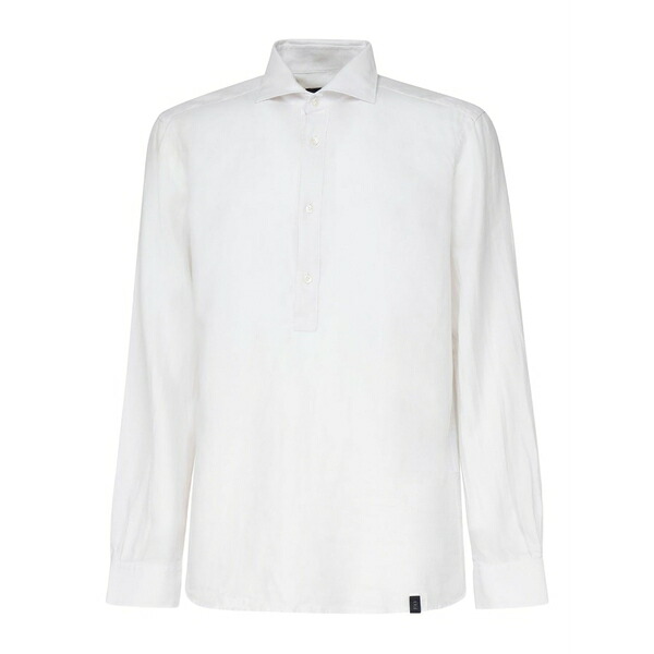 フェイ メンズ スポーツシャツ トップス Spread-collar cotton polo shirt White ポロシャツ-トップス-メンズファッション