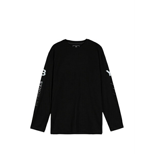ワイスリー メンズ Tシャツ トップス X mercedes chaos logo long-sleeves t-shirt Black|asty