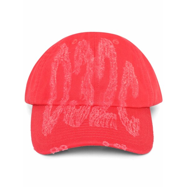 ゼロスリーツーシー メンズ かぶり笠 佩び物 Crisis denim cap Red