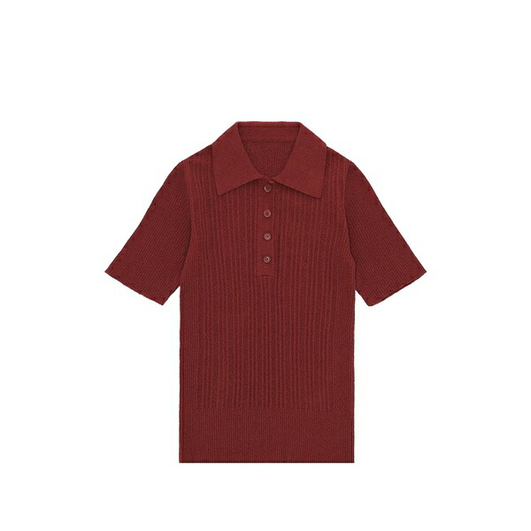 フォルテラ レディース スポーツシャツ トップス Camille polo top Red