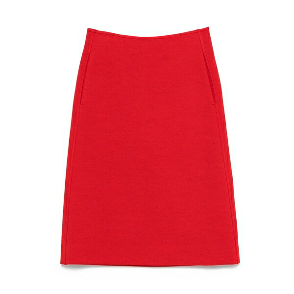 ジル・サンダー レディース スコート ボトムス Pocket-detail a-line skirt Red