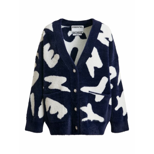 エッセンシャルアントワープ レディース ジレー アウター Jarden cardigan Blue