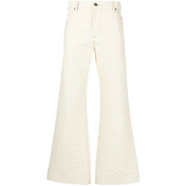 プリンスチャールズ島・ジェフリー メンズ ジーンズズボン下 ボトムス Straight-leg cut jeans Neutrals