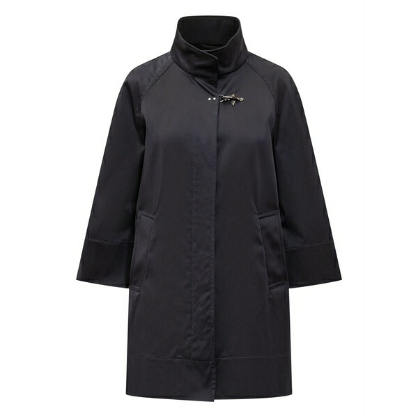 フェイ レディース 上衣＆上衣 アウター High-neck oversized jacket Blue