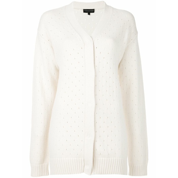 カシミヤ はたご屋 優しいこと レディース ジレー アウター Baby chunky cardigan Neutrals