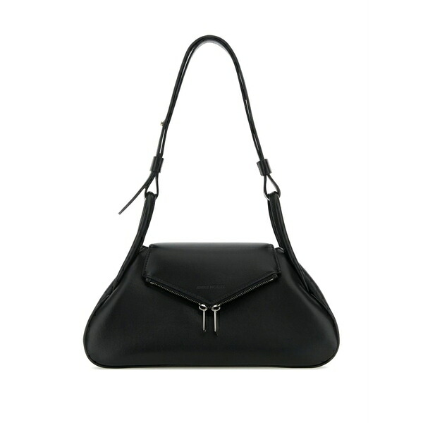 アミナモアディ レディース ショルダーバッグ 御徒面子 Small gemini shoulder bag Black