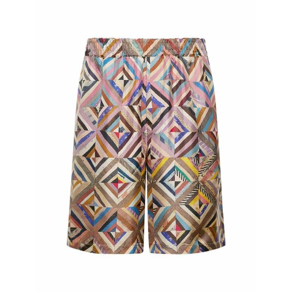 ピエール=ルイ・マシア レディース カジュアルパンツ ボトムス Geometric-pattern shorts Neutrals|asty
