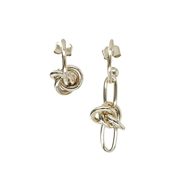 ジュスティーヌ・クランケ メンズ ピアス・イヤリング 付属品 Daria asymmetric knotted earrings Gold