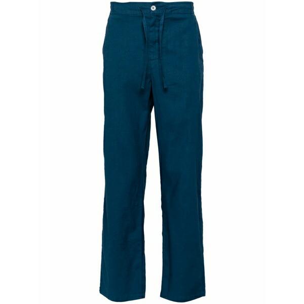 フレスコボールカリオカ メンズ 心地好いズボン下 ボトムス Mendes drawstring trousers Blue