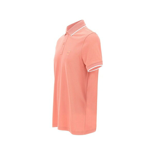 ボス メンズ ポロシャツ トップス Cotton polo shirt Pink｜asty