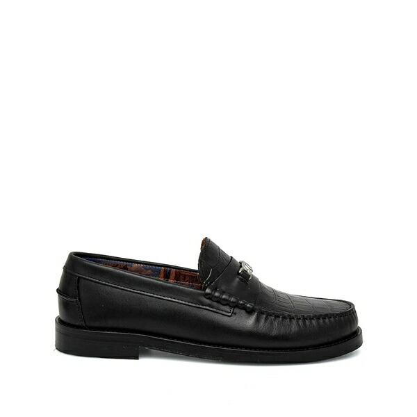 ネイキッドウルフ メンズ スリッポン・ローファー シューズ Roma loafers  Black