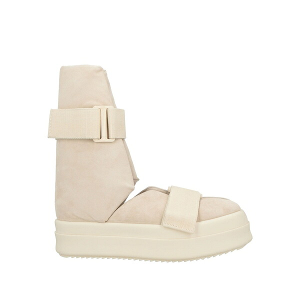 【貨物輸送無料】 リックオウエンス メンズ ブーツ シューズ Boots White