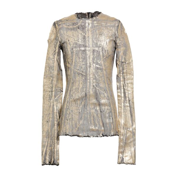 【貨物輸送無料】 リックオウエンス メンズ ティーシャツ トップス Shirts Gold
