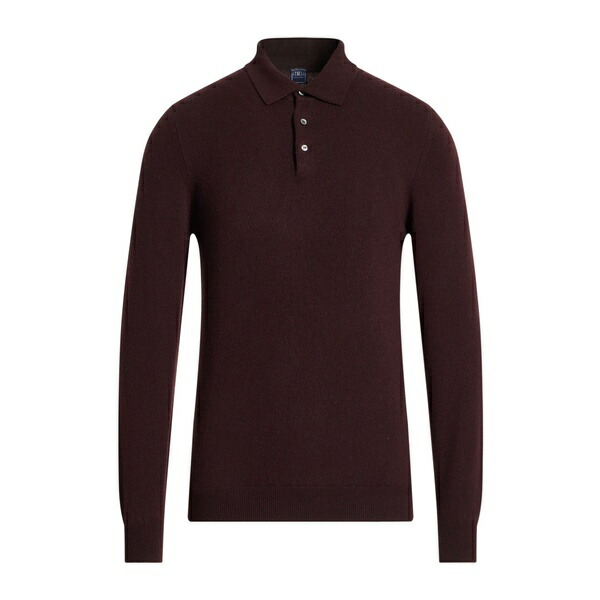 【貨物輸送無料】 フェデーリ メンズ 編み物\u0026ティーシャツ アウター Sweaters Brown