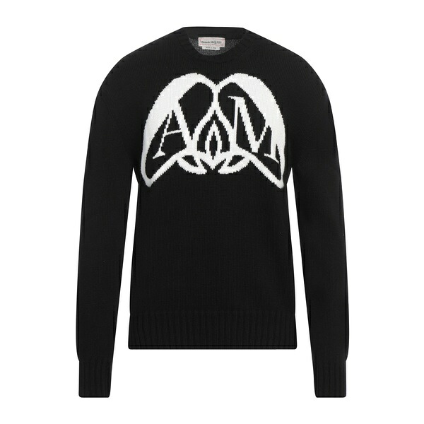 【貨物輸送無料】 マックイーン メンズ 編み物\u0026スウェーター アウター Sweaters Black