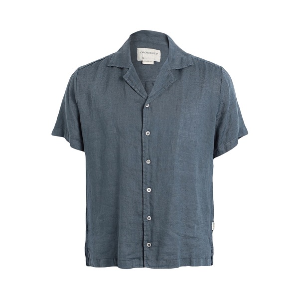 【送料無料】 クロスリー メンズ シャツ トップス Shirts Blue|asty