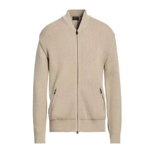 【貨物輸送無料】 ブリオーニ メンズ ジレー アウター Cardigans Beige