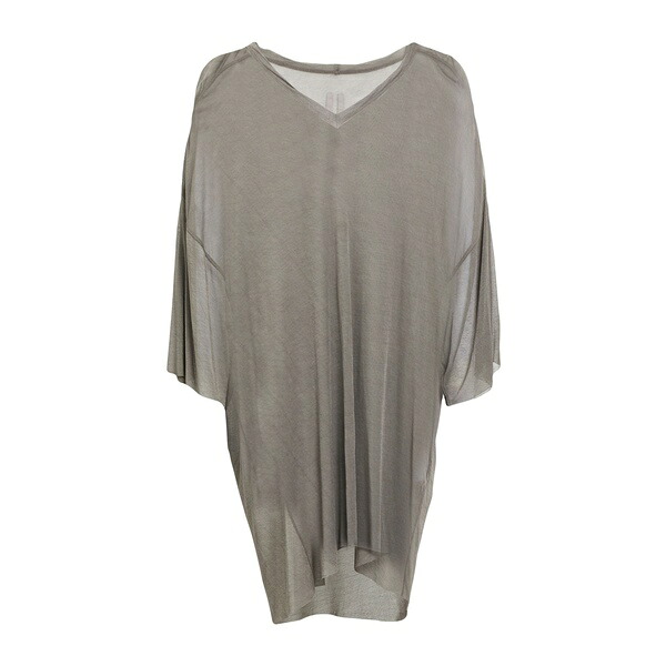 【貨物輸送無料】 リックオウエンス メンズ プルオーバー トップス T-shirts Grey