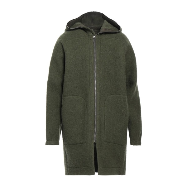 【貨物輸送無料】 リックオウエンス メンズ 上衣＆上衣 アウター Coats Green