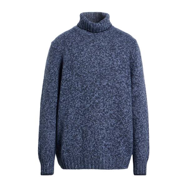 【貨物輸送無料】 グランサッソ メンズ 編み物\u0026スウェーター アウター Turtlenecks Blue