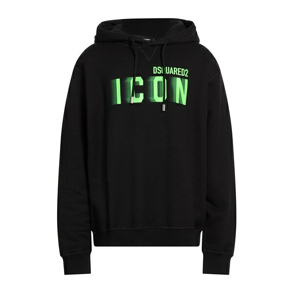 【貨物輸送無料】 ディースクエアード メンズ パーカー・スウェットシャツ アウター Sweatshirts Black