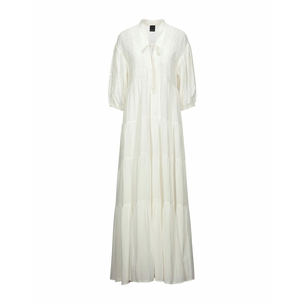 海外 ピンコ レディース ワンピース トップス Midi dresses White fawe.org