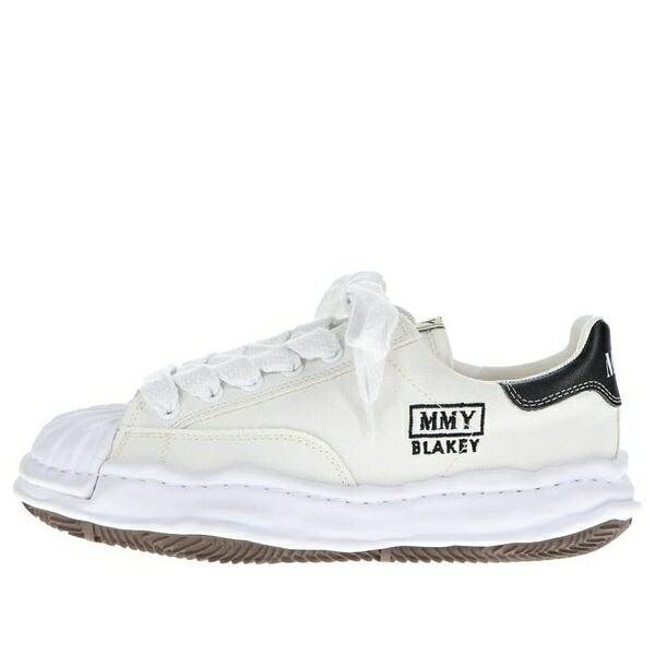 Maison MIHARA YASUHIRO ミハラヤスヒロ メンズ スニーカー 【Maison MIHARA YASUHIRO BLAKEY OG Sole Canvas Low-top Sneaker 'White' A08FW735-WHT】 サイズ US_11.5(29.5cm)｜asty