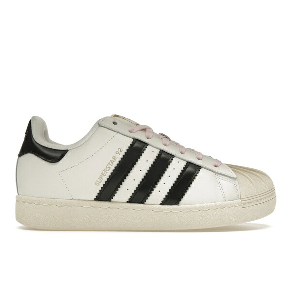 adidas アディダス メンズ スニーカー  【adidas Superstar 92 by Pharrell White Black】  大いさ US_5(23.0珊) Core White/Cream White/Core Black 靴-メンズ靴-スニーカー
