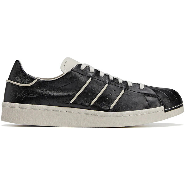 adidas アディダス メンズ スニーカー 【adidas Y-3 Superstar Black Talc】 サイズ US_6.5(24.5cm) Black/Black/Talc｜asty
