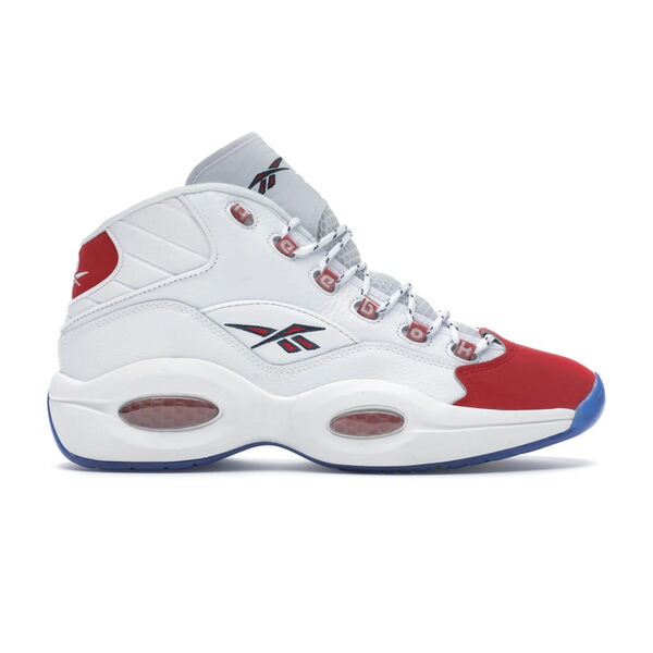 Reebok リーボック メンズ スニーカー 【Reebok Question Mid Red Toe 25th Anniversary】 サイズ US_12(30.0cm) White/White-Red｜asty