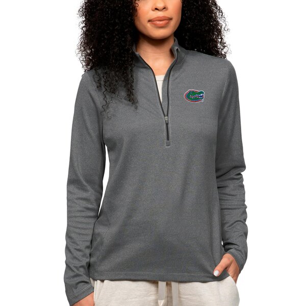 Philadelphia Eagles Antigua Metallic Logo Absolute Pullover Hoodie -  Heather Black