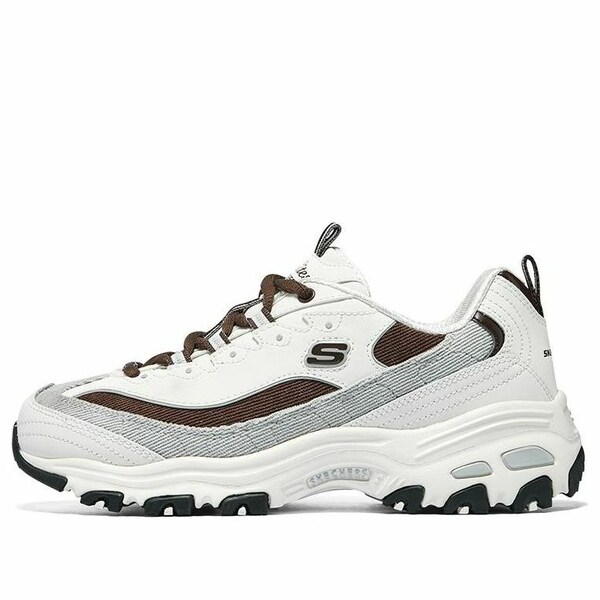 Skechers スケッチャーズ レディース スニーカー  【(WMNS) Skechers D\u0027Lites 1.0 Shoes \u0027White Grey Brown\u0027 896276-OWBR】  大きさ US_6(23.0糎)
