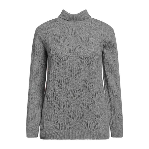 【貨物輸送無料】 アグノラ レディース 編み物\u0026スウェーター アウター Turtlenecks Grey