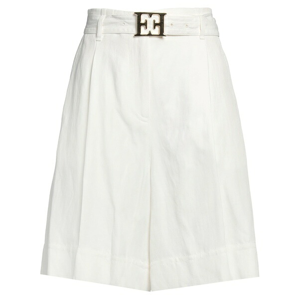 【貨物輸送無料】 エスカーダ レディース 心地好いズボン下 ボトムス Shorts \u0026 Bermuda Shorts White