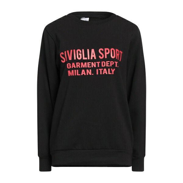 【送料無料】 シビリア. レディース パーカー・スウェットシャツ アウター Sweatshirts Black｜asty