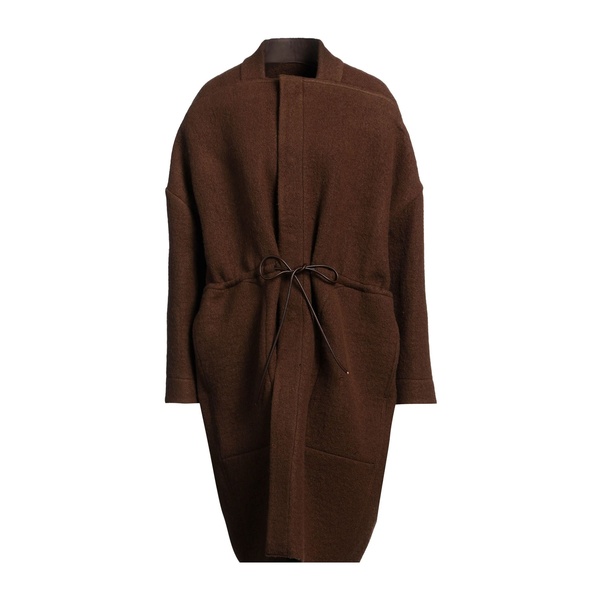 【貨物輸送無料】 リックオウエンス レディース 上衣＆上衣 アウター Coats Brown