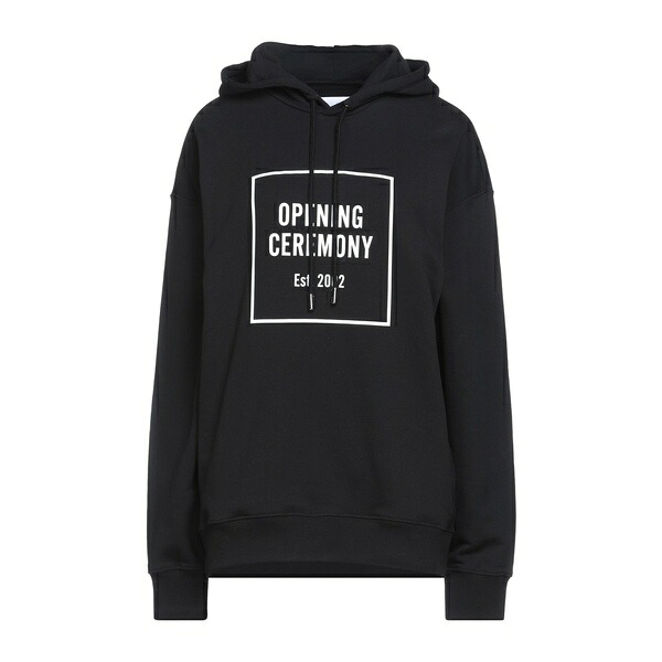 【貨物輸送無料】 開会式 レディース パーカー・スウェットシャツ アウター Sweatshirts Black