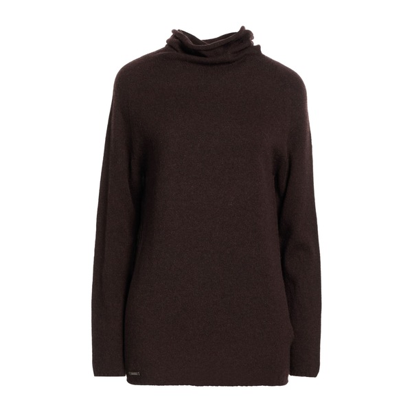 【貨物輸送無料】 ムーレー レディース 編み物\u0026スウェーター アウター Turtlenecks Brown