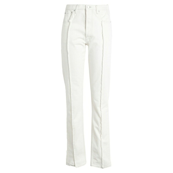 【送料無料】 マルタンマルジェラ レディース デニムパンツ ボトムス Jeans White｜asty